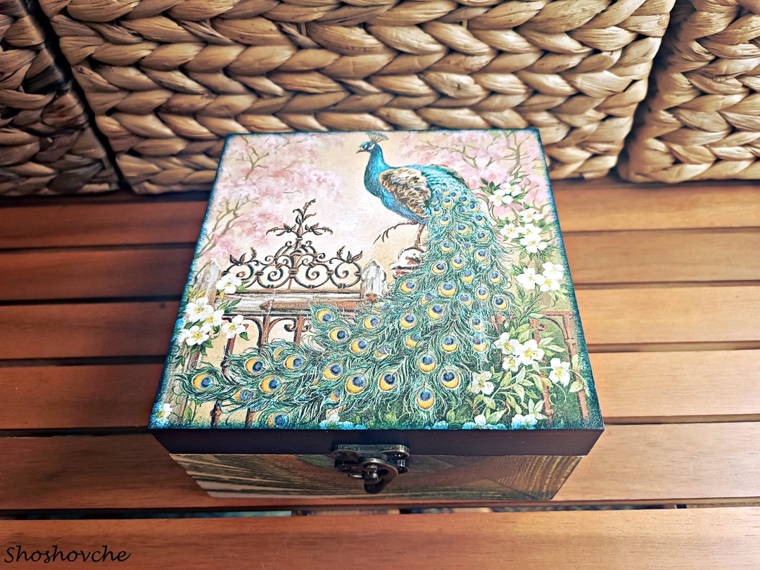 Elephant Jewelry Box, Wooden Jewellery Organizer Box Elephant Decor Animal  Lover Gift, Vintage Jewelry Box, Trinket/keepsake Box 