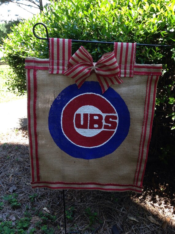 Chicago Cubs Garden Flag Etsy