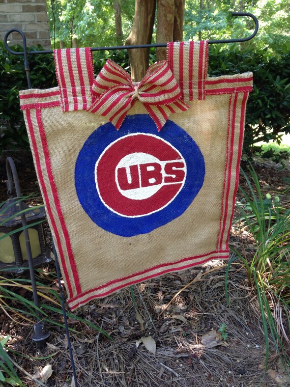 Chicago Cubs Garden Flag Etsy