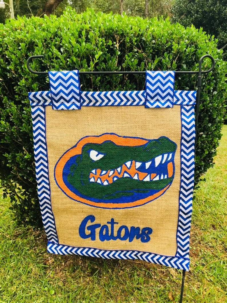 Florida Gators Garden Flag With Stand - Double Sided 13x18 Inch, Steel Pole Holder, Officially Licensed - View #2
