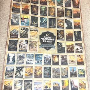 National Parks Quilt 68.5x48