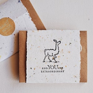 10 Mini Motivational Cards with Envelopes, Handmade Recycled Paper Notes for students from Teachers.