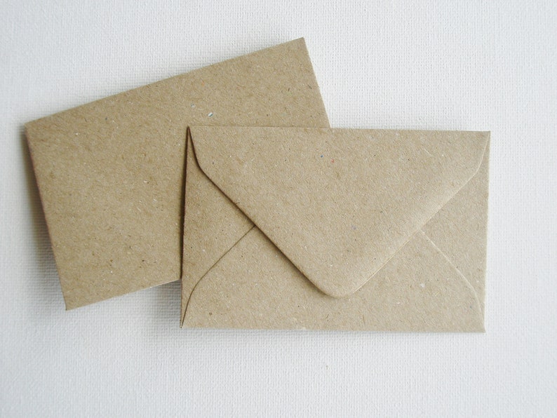 Mini Cards with Envelopes for shops, Handmade Paper, Homemade Messages of love, motivational mini notes for partner, friends, florist, gifts image 10