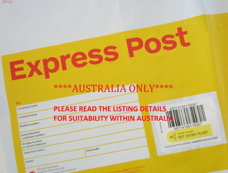 EXPRESS POST UPGRADE within Australia Etsy