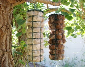 Bird Nester. Llama Fibre Nesting Material. Garden Isolation Backyard Gift Idea for Home gardener.  Natural Bird house filler