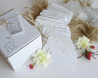 10 Gift Tags, Eco Friendly Packaging, Price Tags, Recycled Handmade ...