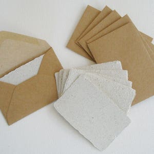 Cartes en papier Llama Poo avec enveloppes. Carte-cadeau Ensemble de 6 cartes-cadeaux. Mini cartes vierges avec enveloppes. Recyclé et écologique