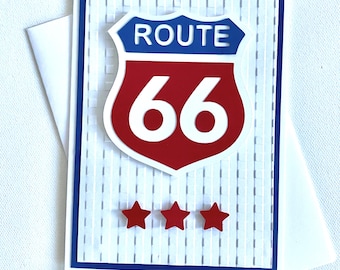 Route 66 Birthday Card