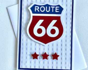 Route 66 Birthday Card