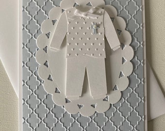 Boy Baptism Card