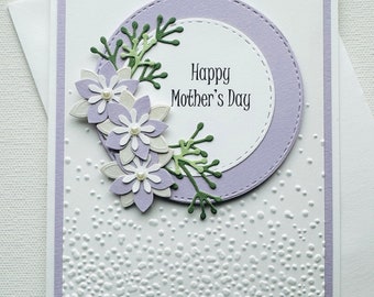 Purple Flower Mother’s Day Card