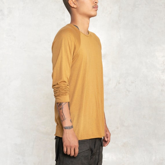 Hand Dyed Boat Neck Tee long 
