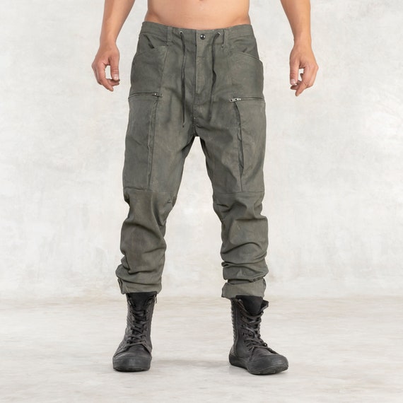 olive mens cargo pants