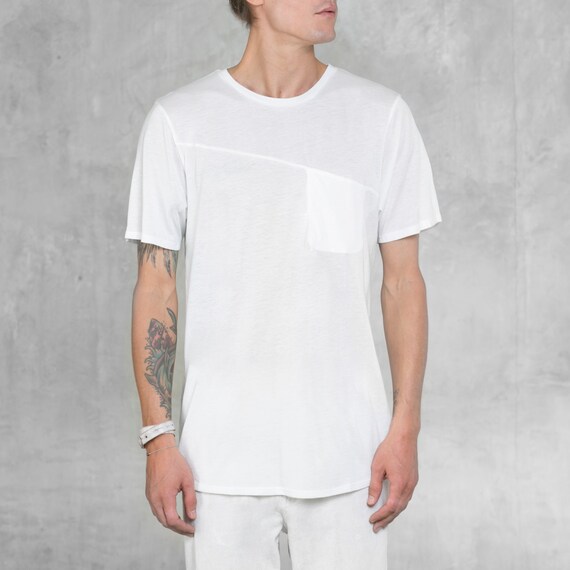 POCKET TEE Men's White T-shirt Super 