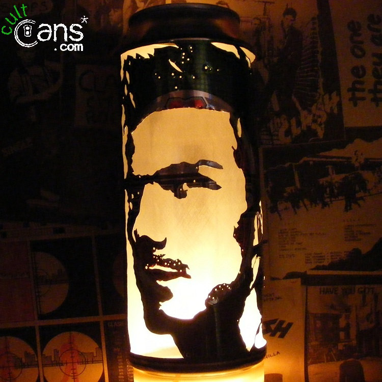 David Beckham bière lanterne Angleterre pop art portrait Lampe Manchester United