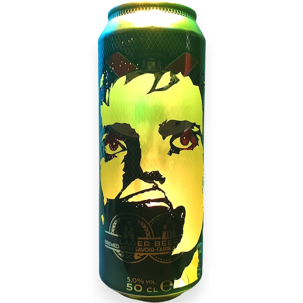 Ian Curtis Bierdose Laterne: Joy Division Pop Art Kerzenlampe - Einzigartiges Geschenk!