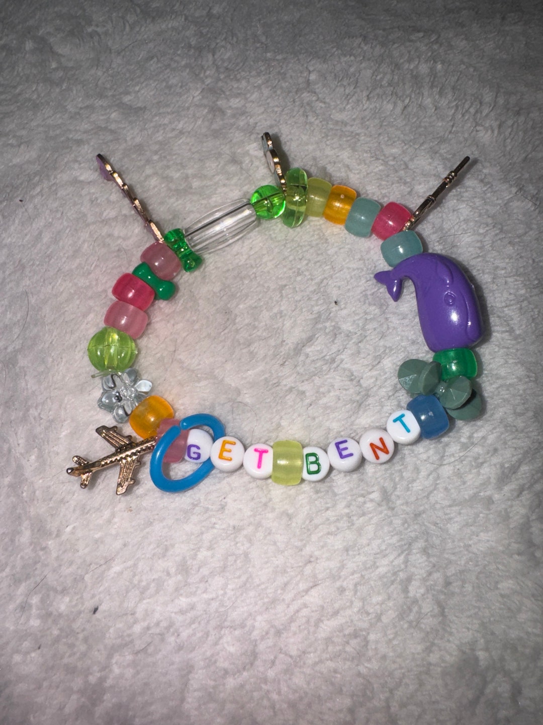 Kandi Rave Bracelet GET BENT Etsy