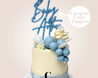 Personalised Cake Topper Acrylic Personalised Birthday Cake Topper Name Cake Topper Acrylic Cake Topper Cake decorations Birthday