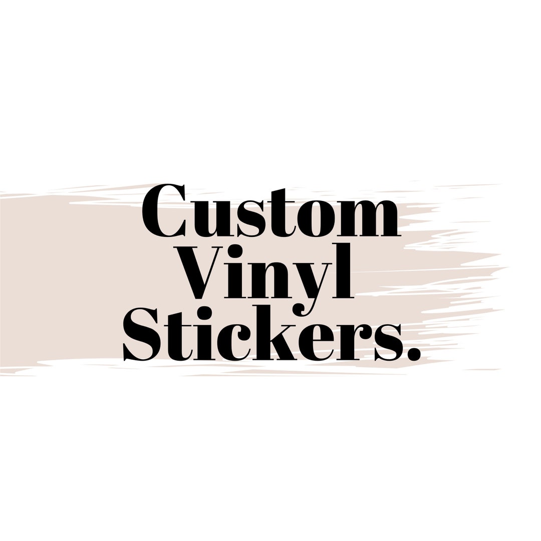 Custom Vinyl Stickers Vinyl Stickers UK Organisation Labels Home Labels