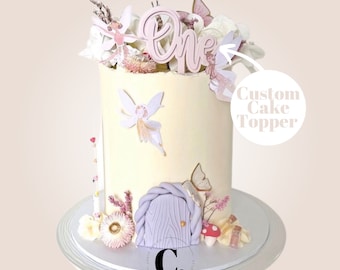 Custom Age Birthday Cake Topper 1st Birthday Cake Charm Number Cake Topper 1st Birthday Cake Topper Double Layer Acrylic Cake Topper