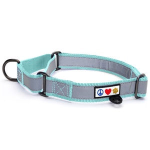 Martingale Dog Collar Reflective Adjustable Dog Collar Training Dog Collar by Pawtitas