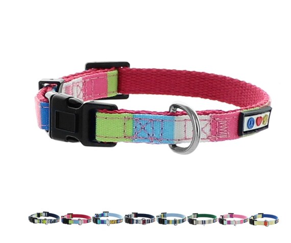 Pawtitas Collar Trafico para mascostas Collar de Entrenamiento Collar Reflectante Extra peque/ño Collar de Perro Azul Collar de Perro