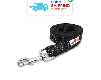 6 ft Reflective Dog Leash: Heavy Duty Training Leash with Comfort Handle