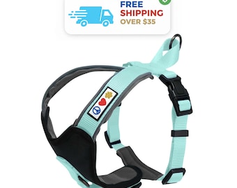 Padded Dog Harness: Soft, Adjustable, Reflective Pet Training