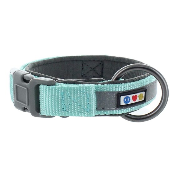 Pawtitas soft adjustable reflective padded dog collar Clearance