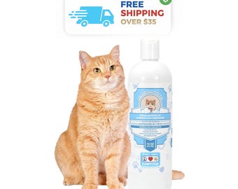 Fragrance-Free Oatmeal Cat Shampoo: Hypoallergenic Pet Wash (16 OZ)