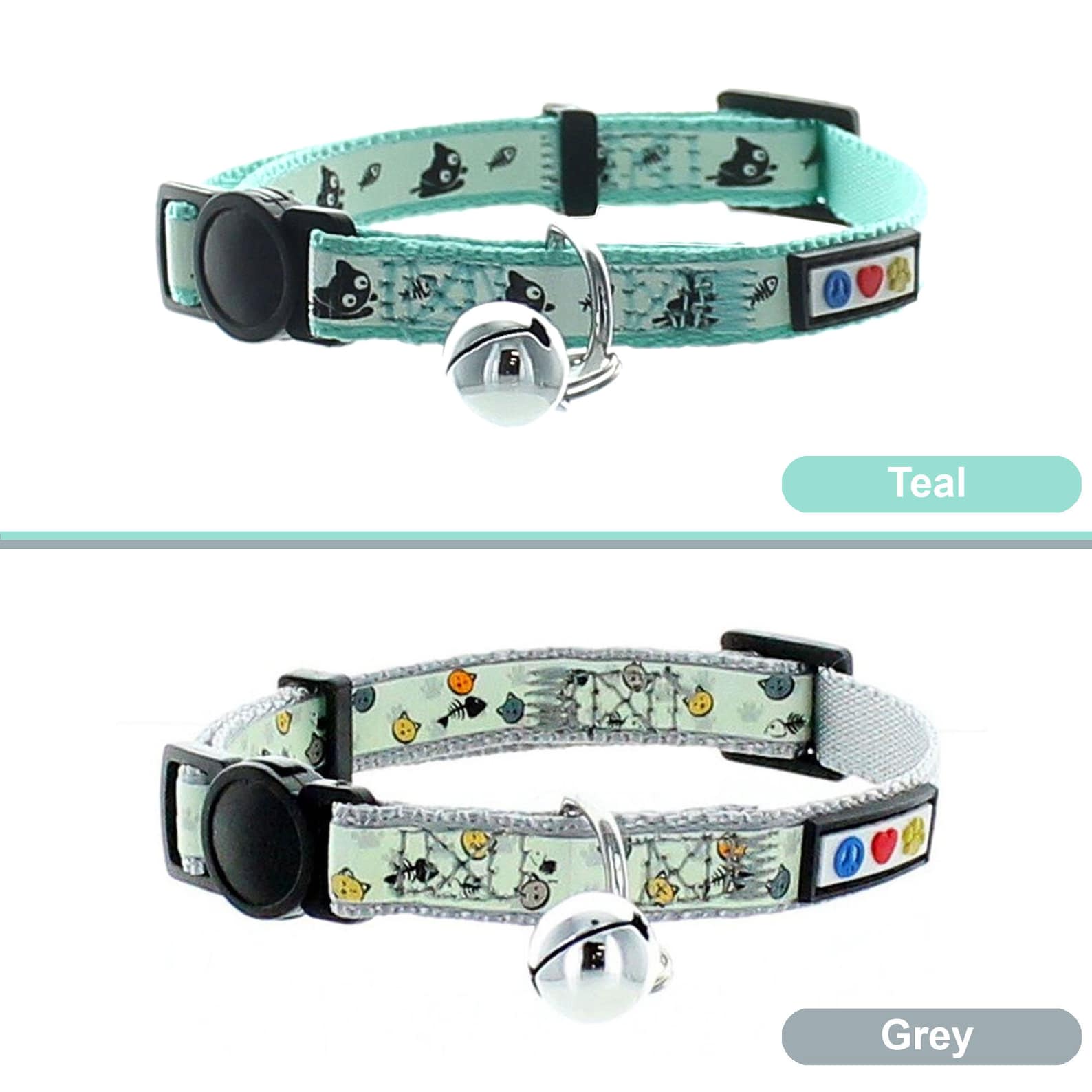 Cat Collar glow in the Dark Cat Collar Breakaway Safety Etsy