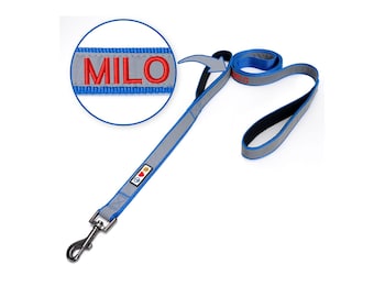 Personalized Heavy Duty Dog Leash: Dual Handle Training Leash for Large Dogs