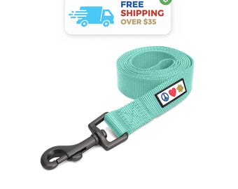 6 ft Nylon Dog Leash: Solid Color Puppy & Cat Leash
