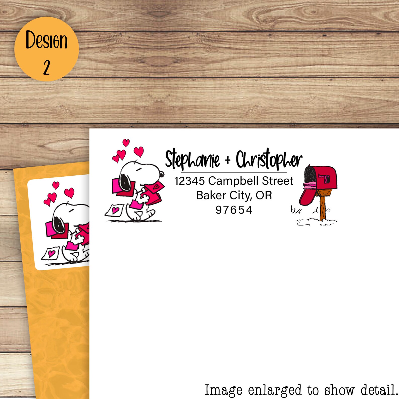 Custom Return Address Labels Peanuts Snoopy Valentine's Etsy