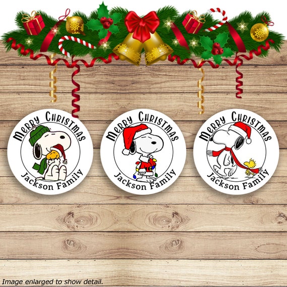 Kson Christmas 2022 Christmas Snoopy Custom Stickers | Etsy India