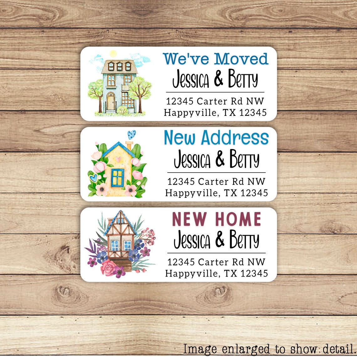 We Moved Return Address Label New Home Labels 30 Etsy