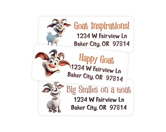 Cute Goat Address Labels