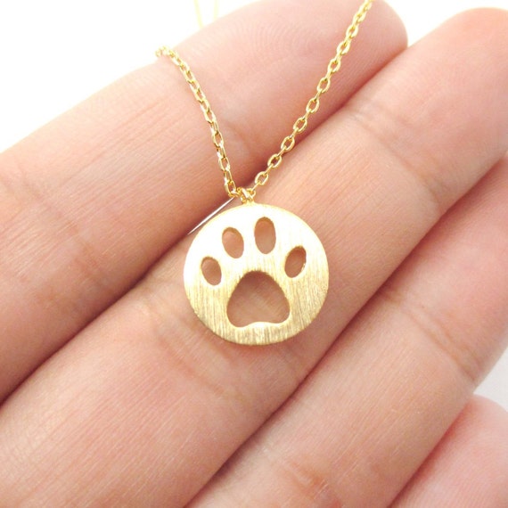 Buy 925 Gold Love Paw Necklace Gold I Love My Dog Paw Print Pendant Gold  Paw Print Necklace 925 Sterling Silver Puppy Paw, Infinity Close Online in  India - Etsy