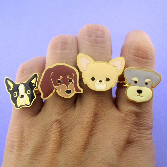 Schnauzer Boston Terrier Frenchie Dachshund Chihuahua Puppy Shaped