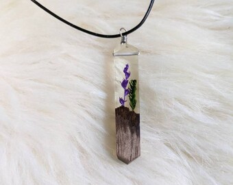 Wildflower + Wood Necklace