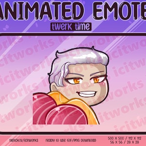 Trickster Animated Twerk Dancing Booty Shake Dance Funny Discord Server Emote GIF DBD