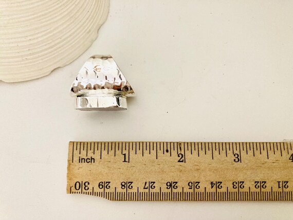 Botswana Agate Sterling Silver Ring - image 6