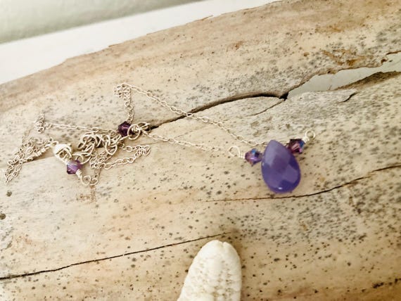 Amethyst Sterling Silver Necklace