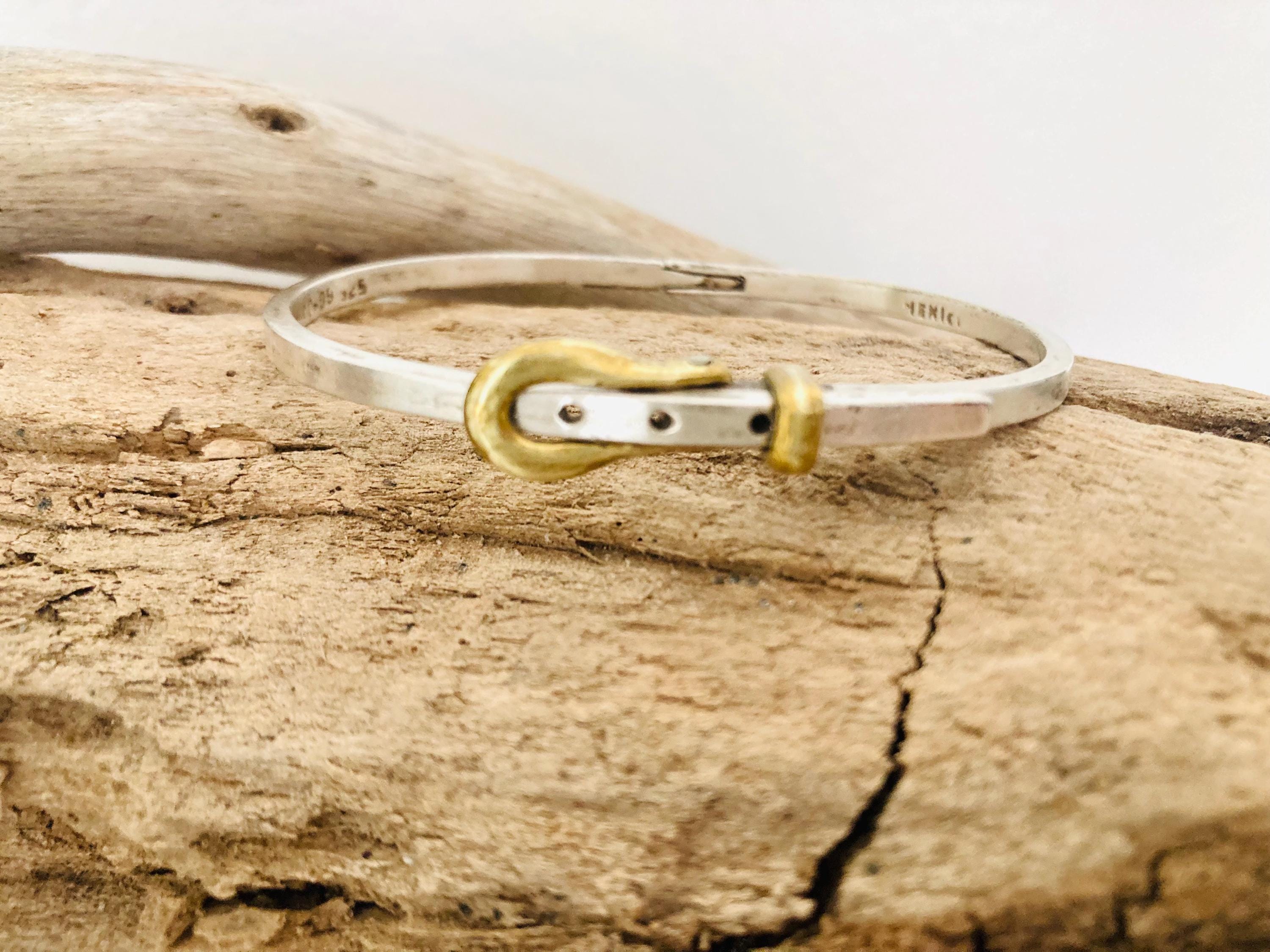Mexico Sterling Silver Belt Buckle Bracelet - Etsy