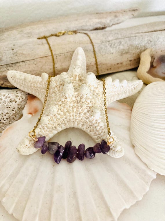 Amethyst 18k Gold Filled Necklace