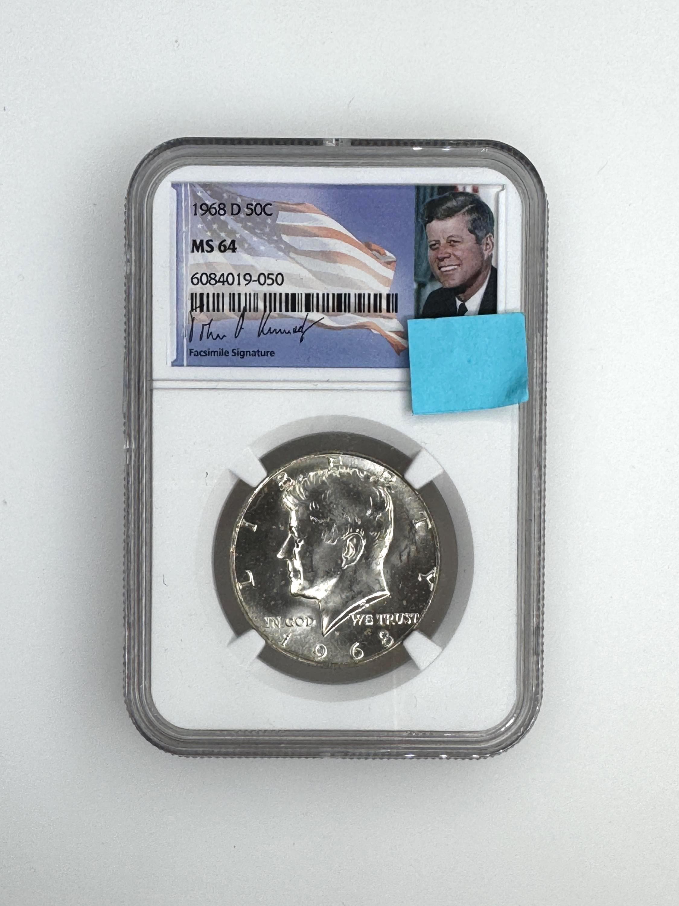 Kennedy Half Dollar 1968 - Etsy