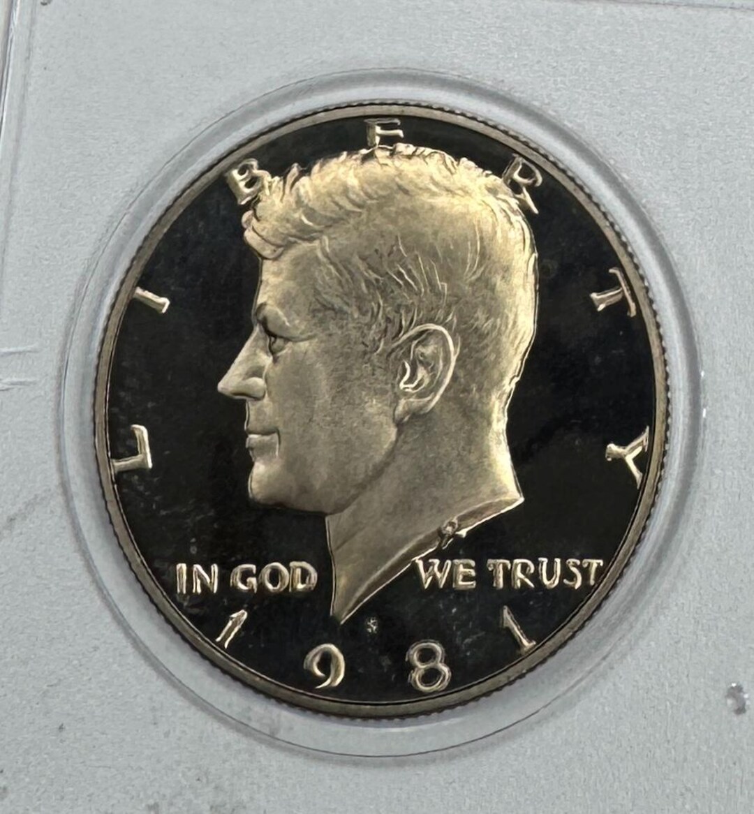 1981 San Francisco Mint Kennedy Half Dollar PROOF 50C Uncirculated Type ...