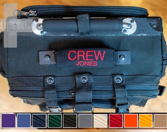 Personalized Luggage Handle Wrap: Stitched Custom Crew Wrap