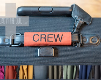 Luggage Handle Wrap - Dry Oilskin  Identification ID - Custom Made to Order