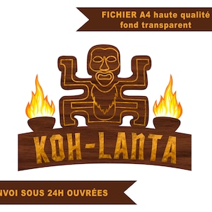 Koh Lanta logo with high resolution personalized first name image 1